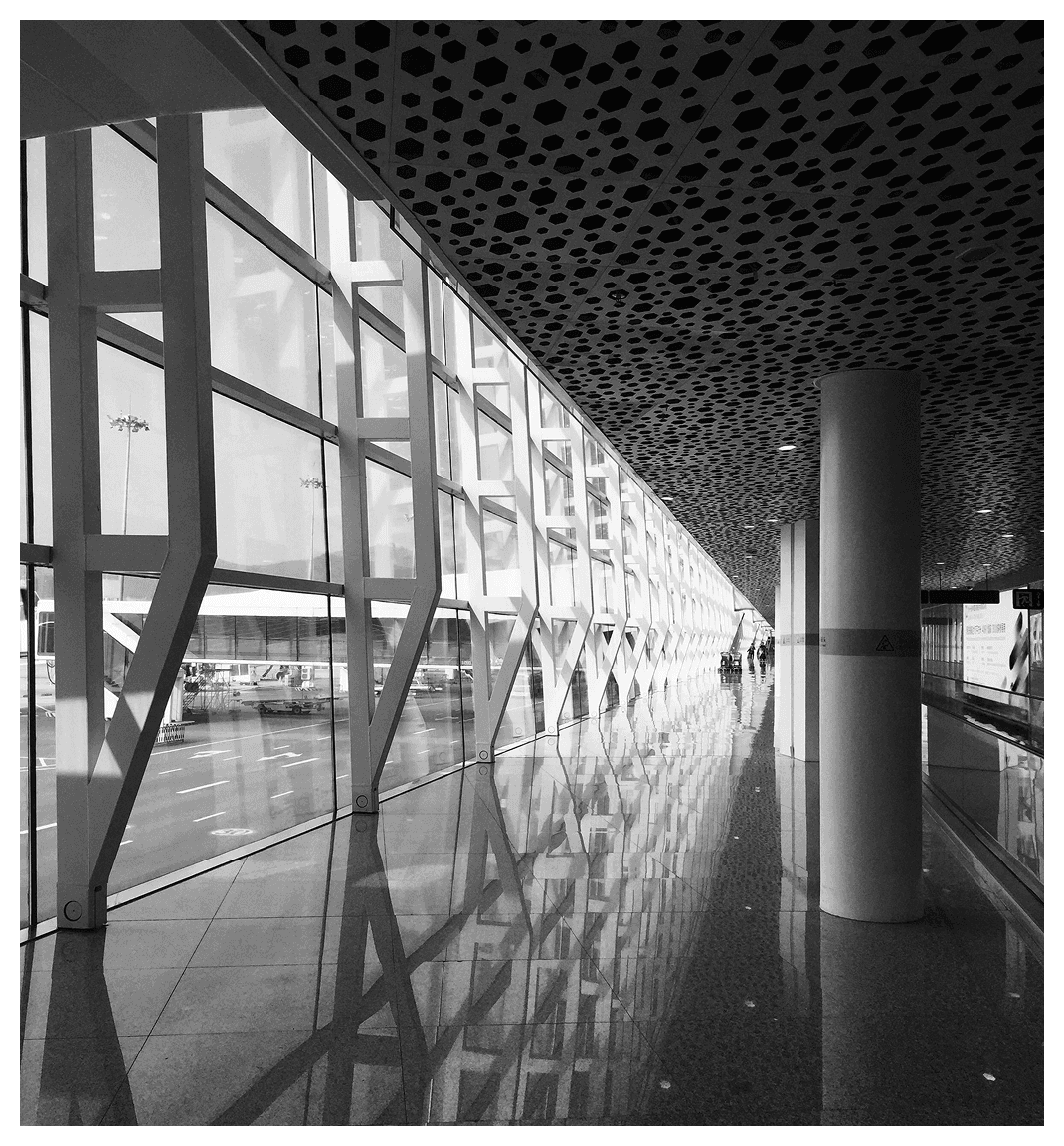 Contemporary interior with acoustic design